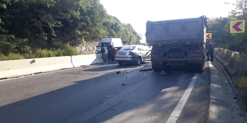 Accident cu un mort pe DN 13 la Rupea FOTO DRDP Braşov