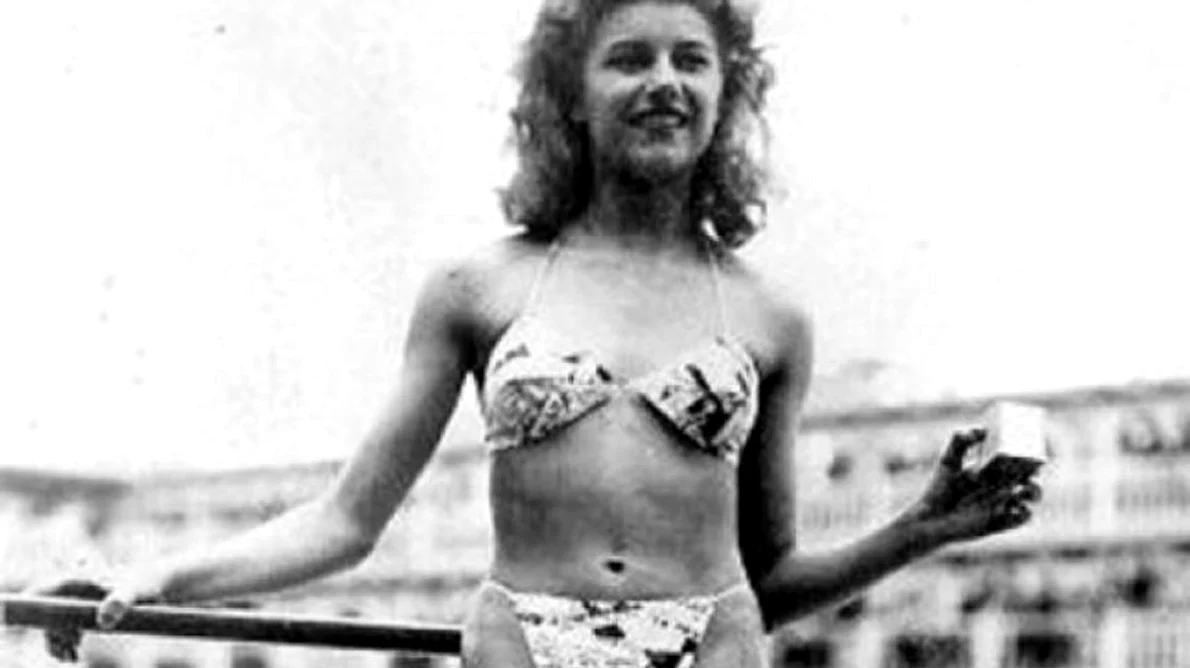 68 de ani de la prezentarea celebrului bikini: Micheline, singura femeie care nu s a temut să se arate lumii aproape goală jpeg