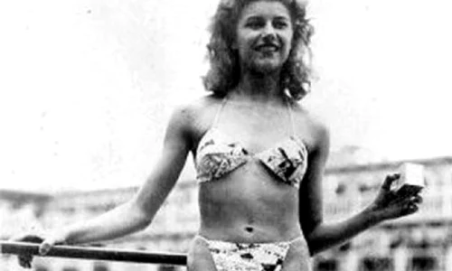 68 de ani de la prezentarea celebrului bikini: Micheline, singura femeie care nu s a temut să se arate lumii aproape goală jpeg