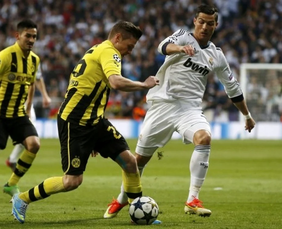 Cristiano Ronaldo nu a fost în formă în returul dintre Real Madrid şi Borussia Dortmund FOTO Reuters