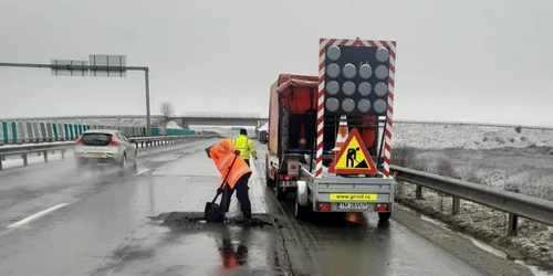 Autostrada Lugoj Deva in reparații Foto DRDP Timișoara (3) jpg