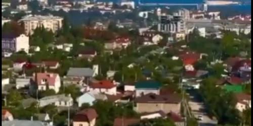 Explozii după presupuse atacuri cu dronă la Sevastopol FOTO Captură Twitter
