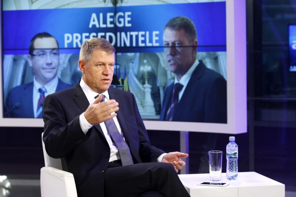 Klaus Iohannis la Adevarul Live FOTO David Muntean 
