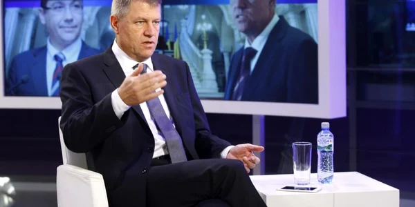 Klaus Iohannis la Adevarul Live FOTO David Muntean 