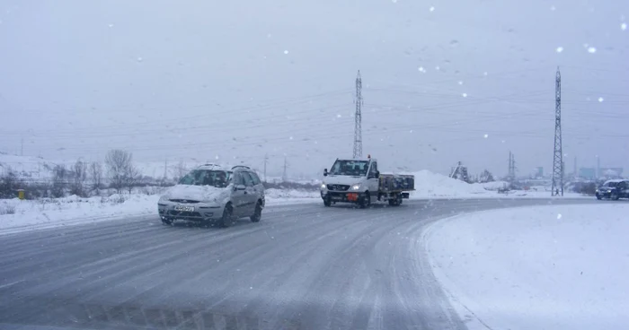 Şoferii, sfătuiţi să circule cu viteză redusă FOTO Adevărul