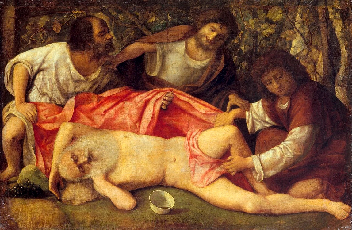 Beția lui Noe, de Giovanni Bellini, 1515