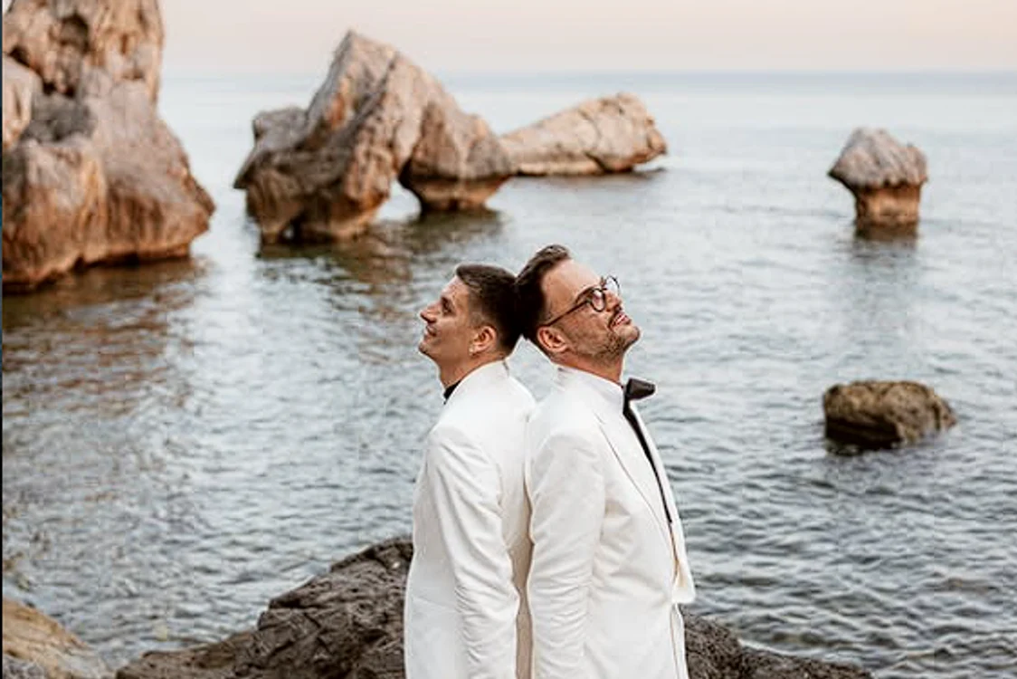 Max Raileanu și George Popescu s-au căsătorit/sursă foto: instagram
