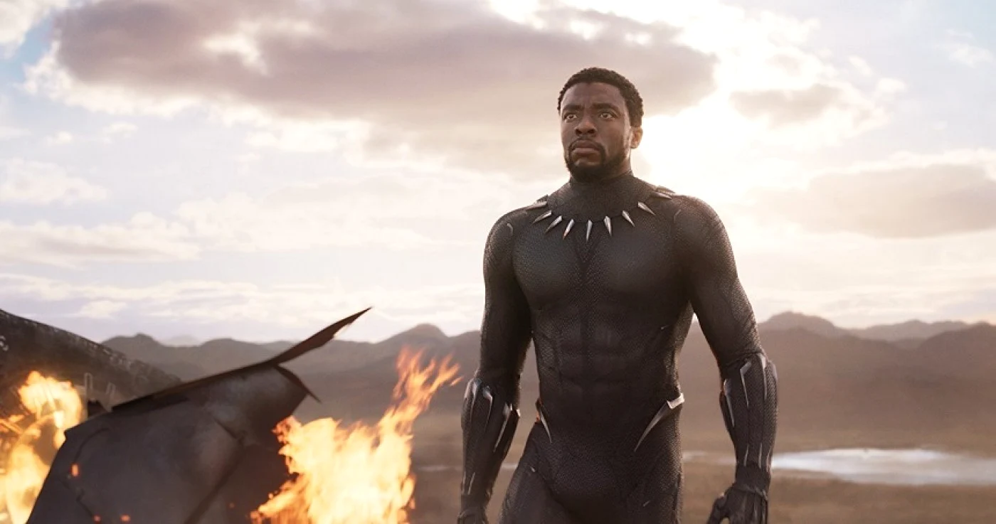 Chadwick Boseman în „Black Panther