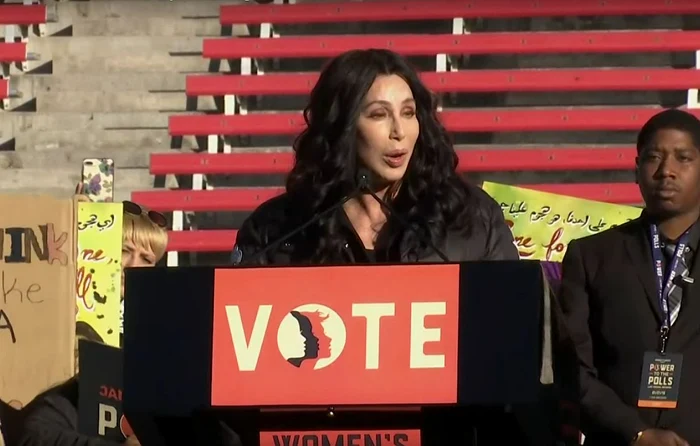 Cher la protestul din Las Vegas jpeg
