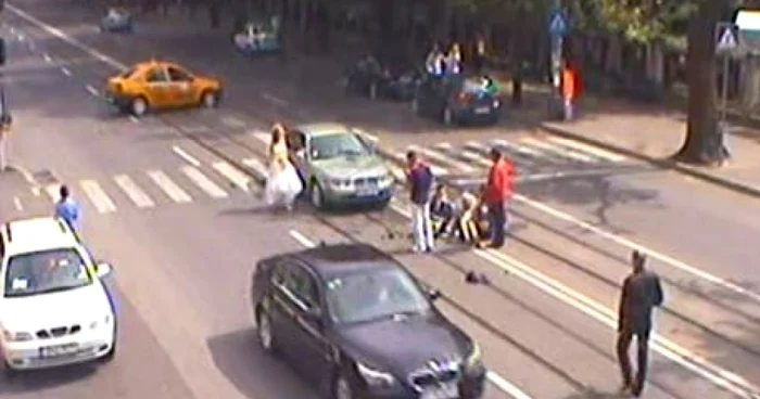 Accidentul a avut loc pe trecerea de pietoni