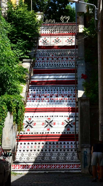 
    Celebrele trepte din Rakoczi Stairs, Targu Mures, RomaniaFoto: boredpanda.com  