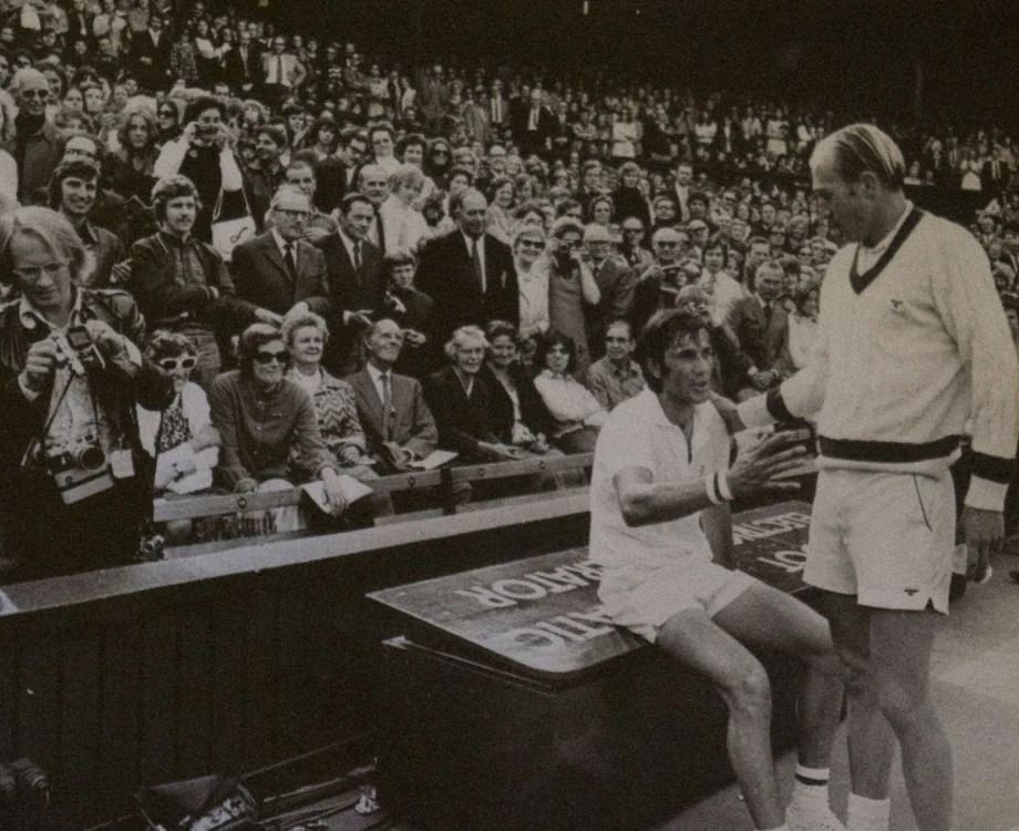 Ilie Nastase si Stan Smith