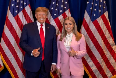 Donald Trump și Karoline Leavitt FOto Karoline Leavitt   Facebook jpg
