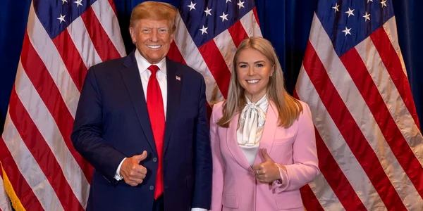 Donald Trump și Karoline Leavitt FOto Karoline Leavitt   Facebook jpg