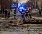 Urmările atacului cu rachete asupra centrului Kievului FOTO Profimedia