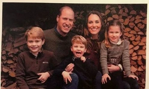 Felicitarea de Crăciun trimisă de ducii de Cambridge anul acesta  jpeg