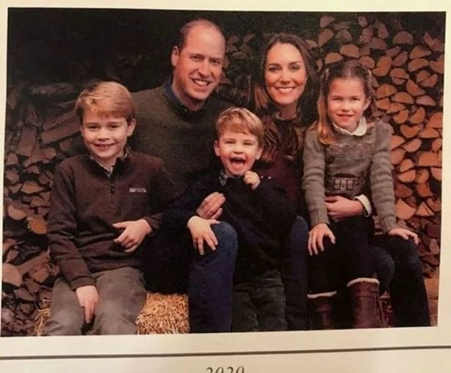 Felicitarea de Crăciun trimisă de ducii de Cambridge anul acesta 