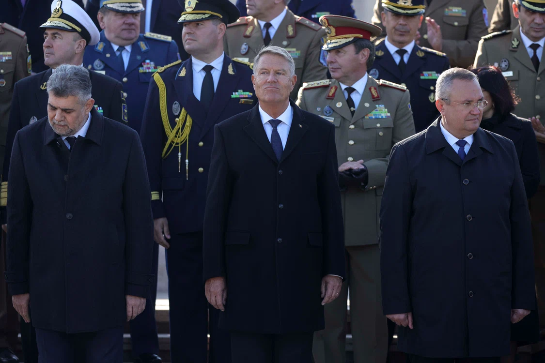 Ciolacu, Iohannis și Ciucă, la ZIUA ARMATEI 2024 10 INQUAM Photos Octav Ganea jpg