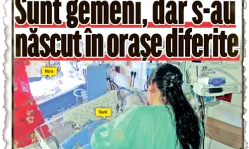 2012: Janina Ciorogar,  alături de micuţii ei,  când aveau doar  câteva luni jpeg