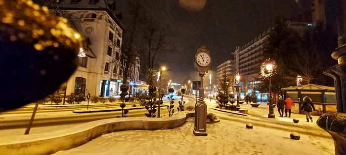 Centrul staţiunii Sinaia FOTO Primăria Sinaia
