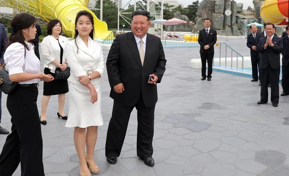 Ri Sol Ju, soția lui Kim Jong Un, a participat la inaugurarea unui complex turistic FOTO: X