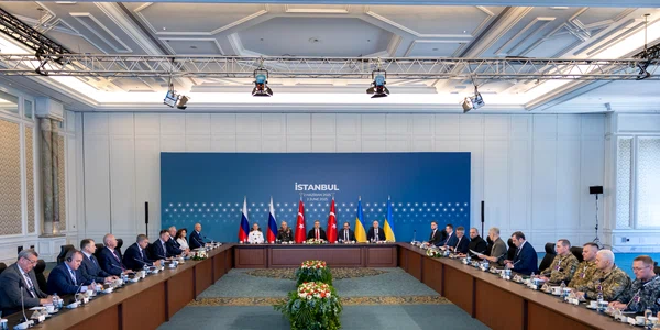 Delegația rusă și ucraineană s au întâlnit pentru a doua oară la Istanbul FOTO EPA EFE jpg