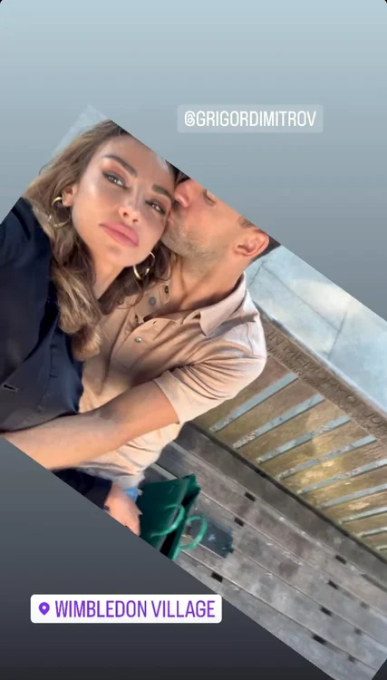 Grigor Dimitrov Madalina Ghenea Wimbledon Instagram jpg