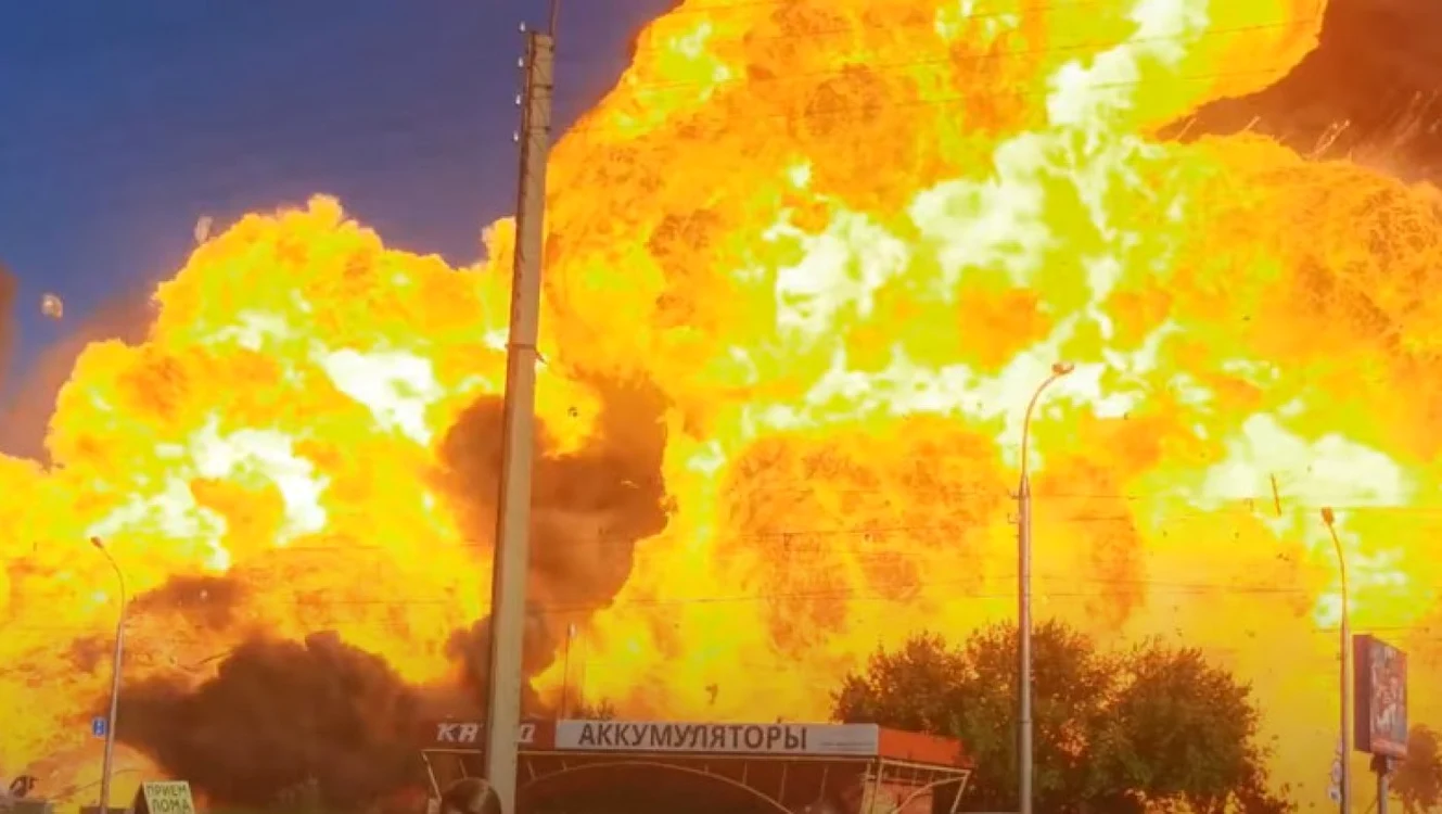 O explozie a avut loc la o benzinărie din Rusia FOTO Arhivă
