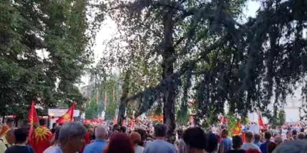 Protest în Macedonia de Nord împotriva unui acord cu Bulgaria 