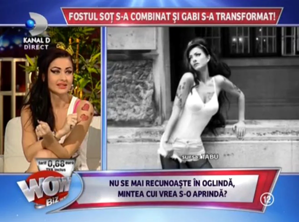 Vedeta a avut o singură problemă la pictorial: greutatea foarte mare a cocului (captură: Kanal D)