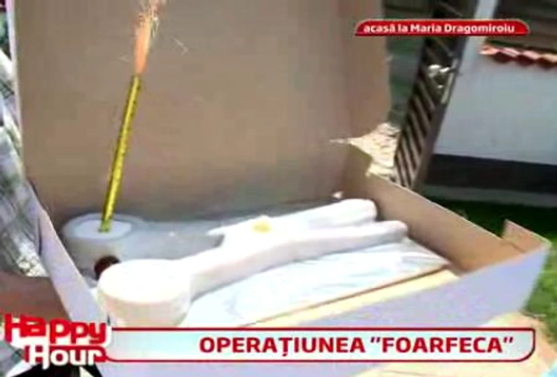 Maria Dragomiroiu a primit un tort in formă de foarfeca