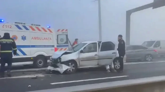 Accidentul a avut loc la ieșirea din Constanța FOTO radioconstanta.ro