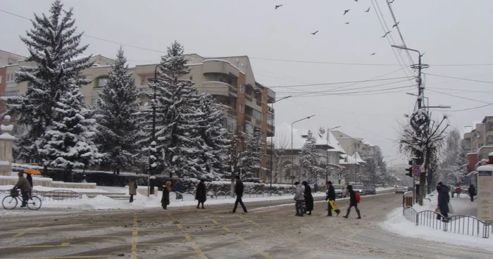 A fost cea mai geroasa noapte din acest an la Ramnicu Valcea