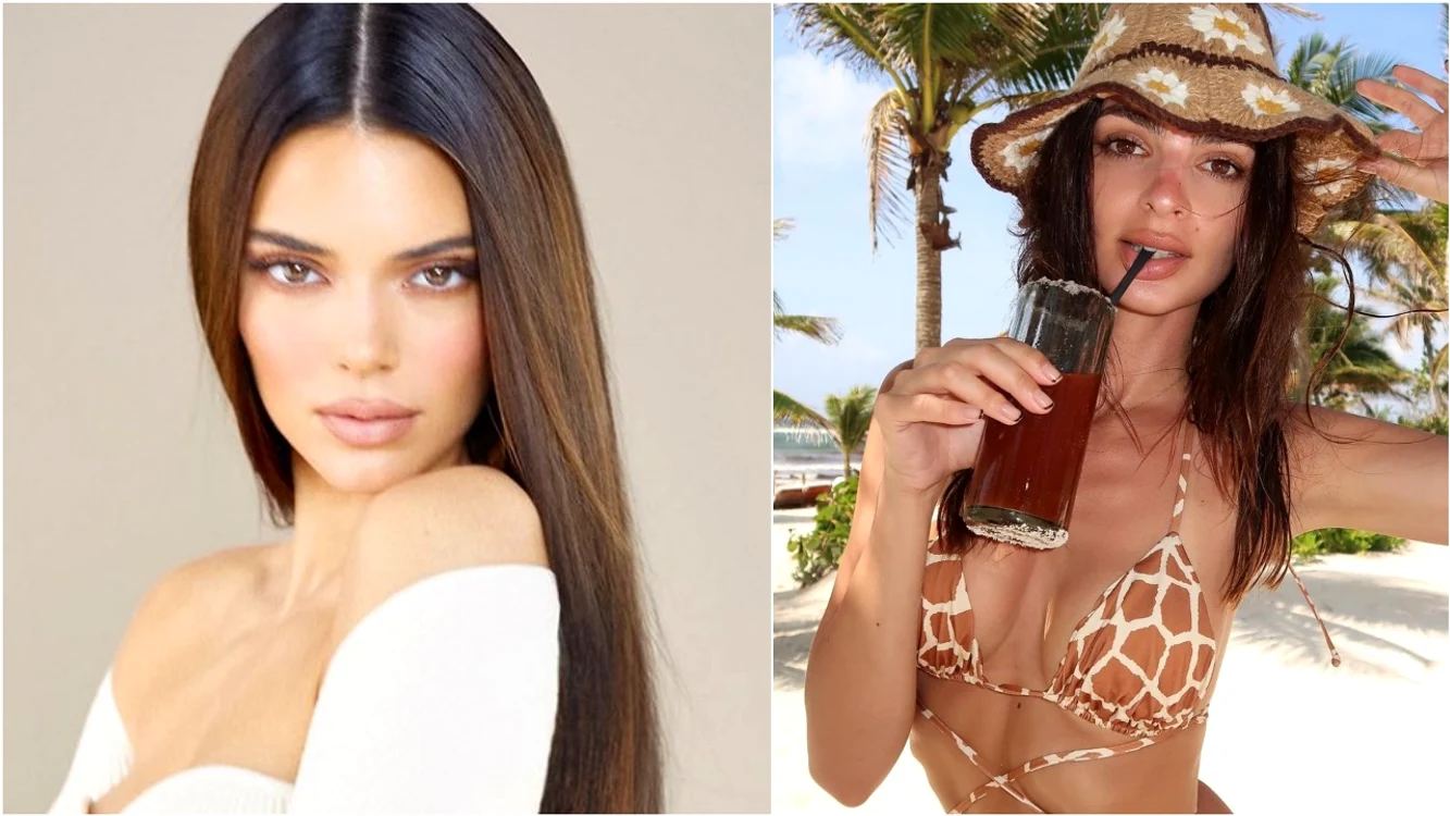 Kendall Jenner și Emily Ratajkowski, goale la plajă. Răsfăț maxim cu posteriorul la vedere