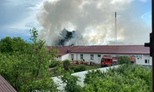 incendiu scoala comuna vanatori FOTO IPJ Vrancea