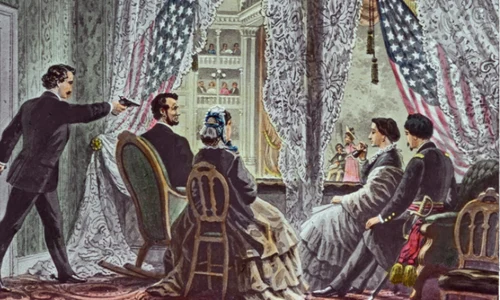 lincoln assassination slide c1900 png