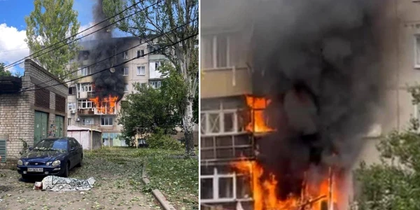 Atac cu rachete la Kramatorsk FOTO Twitter