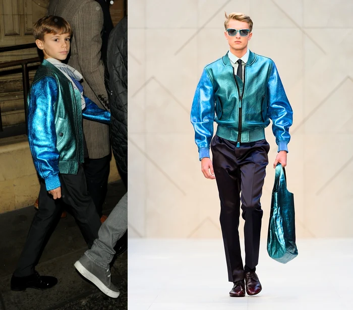 romeo beckham catwalk look jpeg