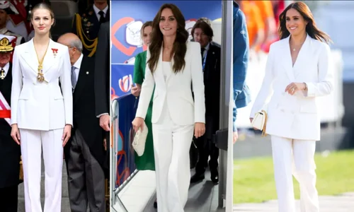 Costumul alb noua uniformă a prințeselor foto Getty Images 2 png