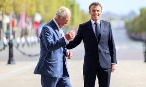 Regele Charles și Emmanuel Macron profimedia 0806969675 jpg