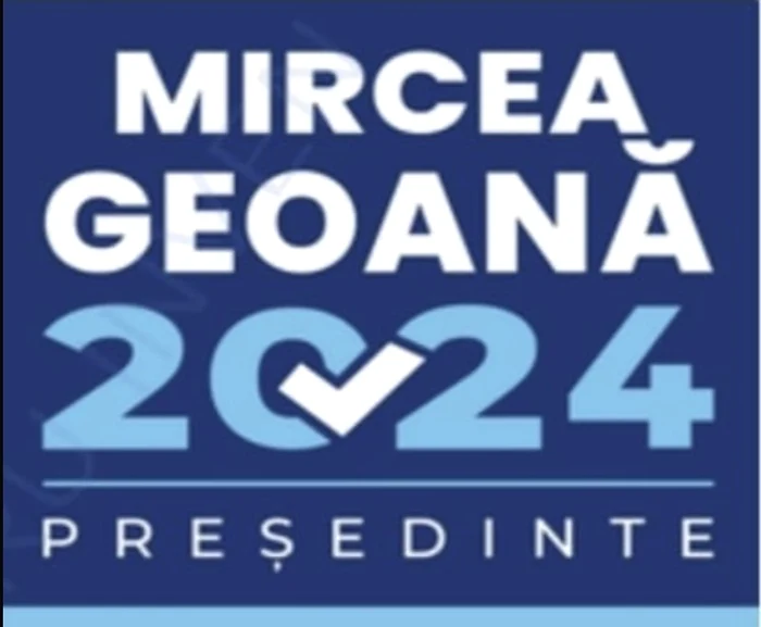 Sigla de campanie a lui Mircea Geoană