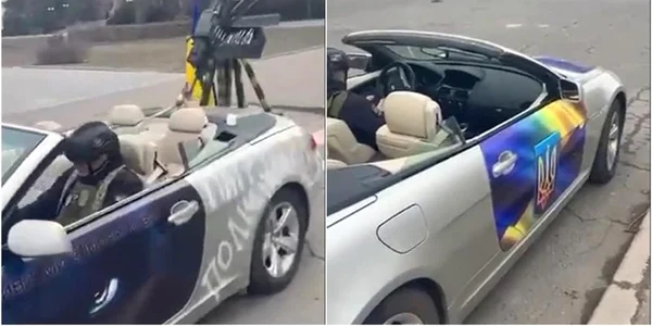 BMW Seria 6 cu mitraliera - Ucraina