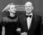 Prințesa Charlene în rochie Jenny Packham și Prințul Albert de Monaco.