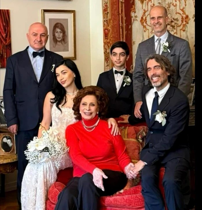 nuntă fiu Sophia Loren (2) png