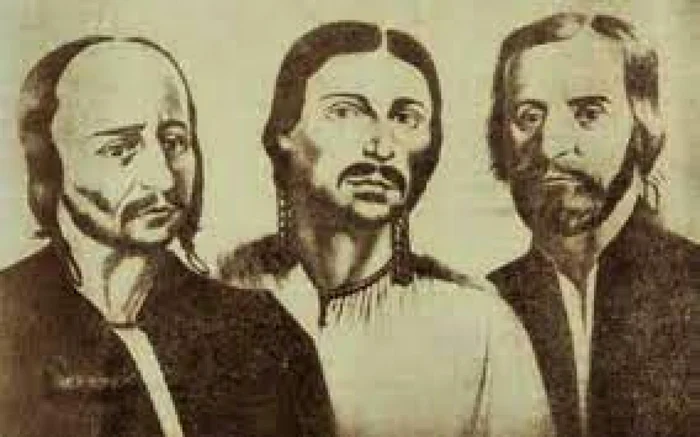 Horea, Cloşca şi Crişan, lideri răscoalei iobagilor transilvăneni FOTO: Arhivă