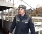 poliţiştii de frontieră păzesc Dunărea în ger FOTO Corina Macavei