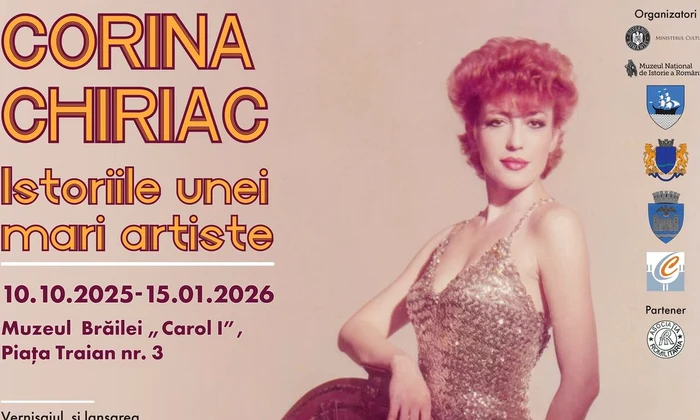 Expoziția „Corina Chiriac - istoriile unei mari artiste”, la Muzeul Brăilei „Carol I”
