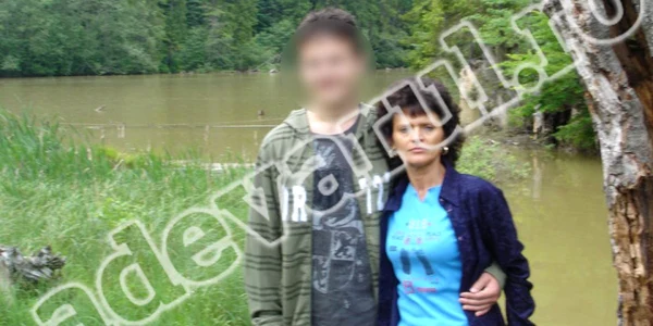 Silviu Cătălin, alături de mama lui, Luminiţa