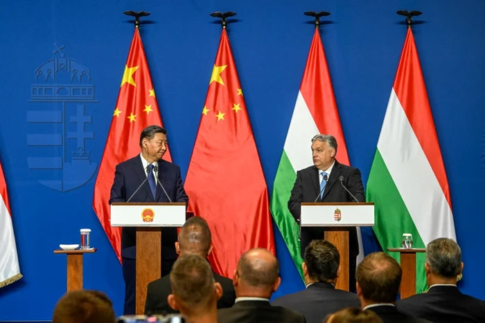 Xi Jinping si Viktor Orban FOTO EPA EFE