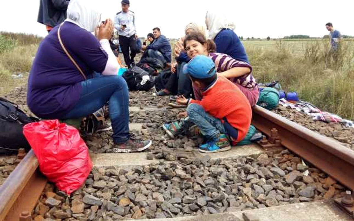 Copii imigranti Ungaria FOTO Daniel Dancea